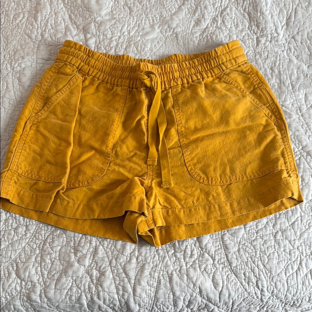 J Crew Women's Mustard Yellow Shorts